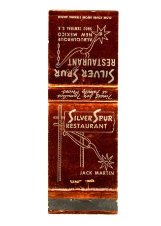 Silver Spur Restaurant Matchbook
