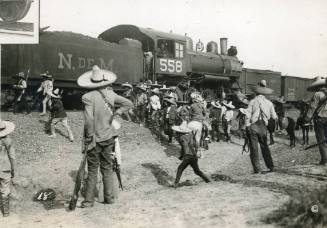 Capturing one of Huerta's trains