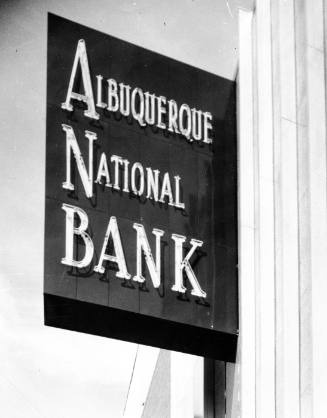 Albuquerque National Bank Sign
