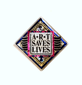 Art Saves Life Pin