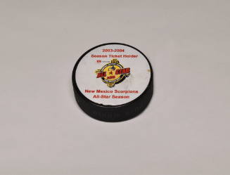 Official Puck New Mexico Scorpions Hockey