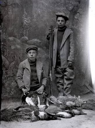 Hunting Portrait of Arno Blueher and Edmund Bobb