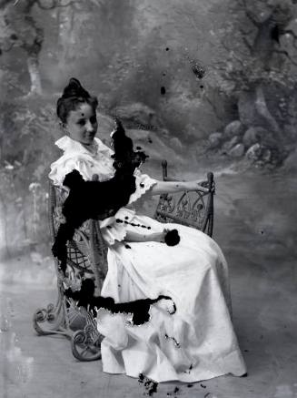 Studio Portrait of a Seated Woman