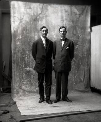 Studio Portrait of Edmund and George Leis