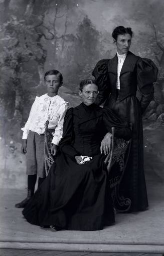 Studio Portrait of Ross and Cobb Family Members