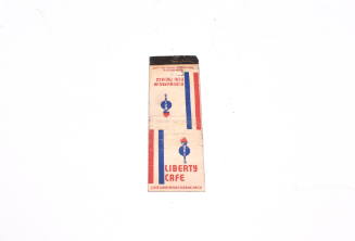 Liberty Cafe Matchbook Cover
