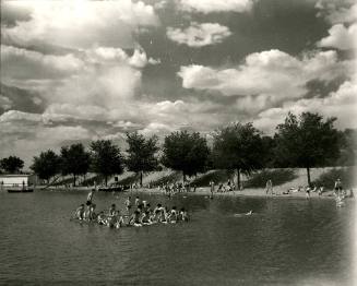 Swimmers at Tingley Beach