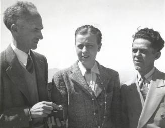 Ernie and Geraldine "Jerry" Pyle with René Belbenoit