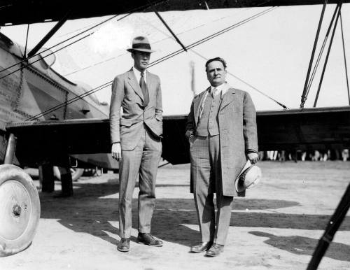 Charles Lindbergh and Clyde Tingley