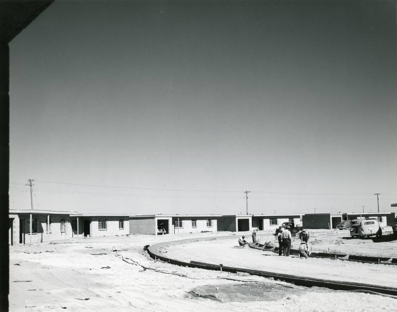 Construction of Sandia Base housing