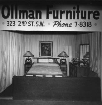 Ollman Furniture Company's exhibit at the State Fair