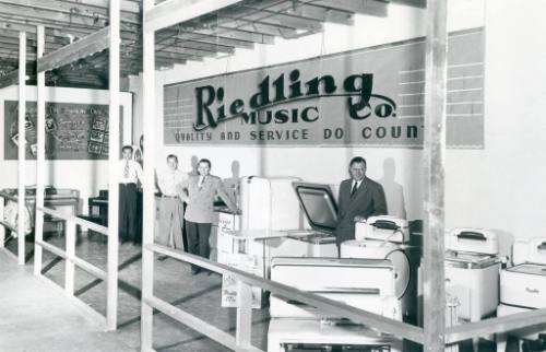 Reidling Music Company exhibit