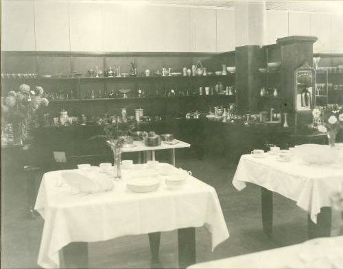 The interior of Korber's China Store