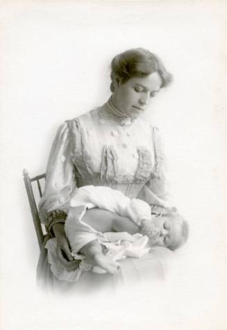 Emma Macpherson and her son Daniel Jr.