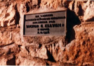 Memorial plaque for Victor Kleven