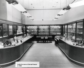 Interior of F. D. Fogg & Company Jewelers