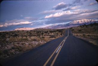 Driving towards Carrizozo, New Mexico