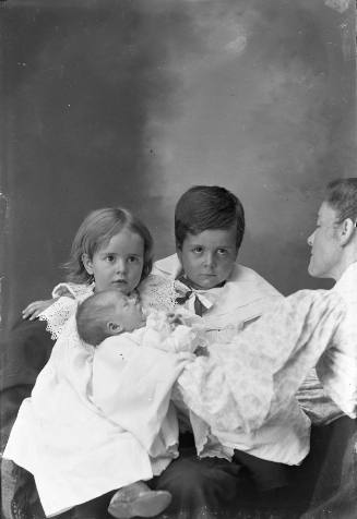 Portrait of Eddie Cobb and Children