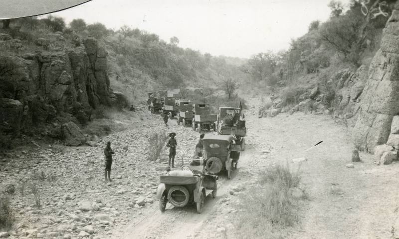 U. S. troops enter Mexico in pursuit of Villa.
