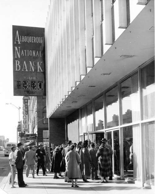 Albuquerque National Bank Entrance