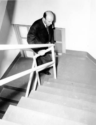 Fletcher Brumit on the Stairs
