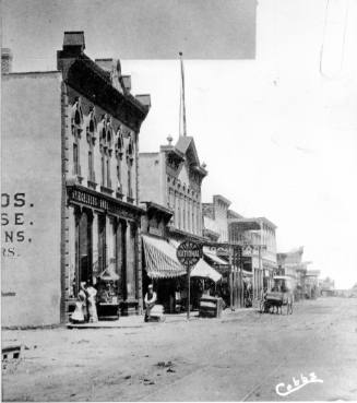 1st Street from Gold Avenue