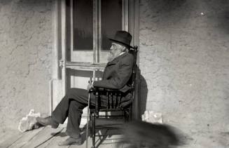 Governor Edmund G. Ross on a Porch Chair